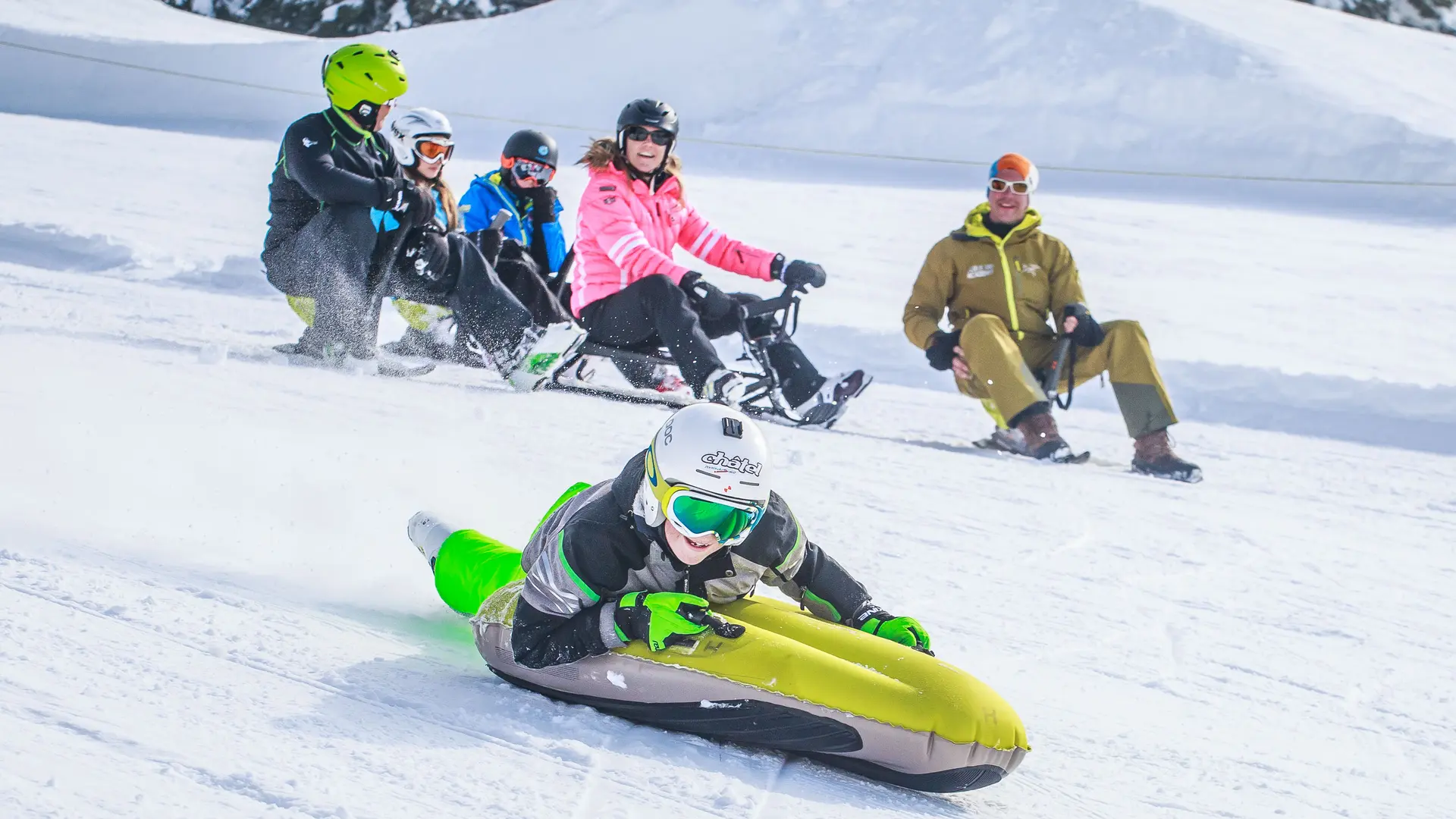 Bodyboard des neiges