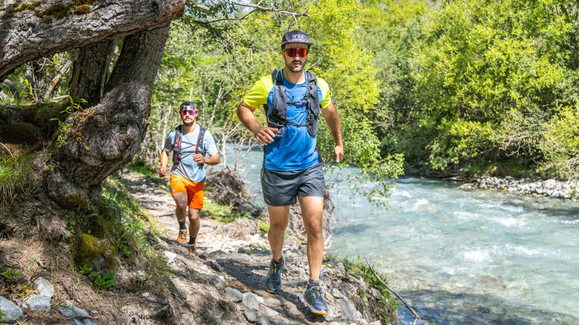 Trail au bord de la Romanche