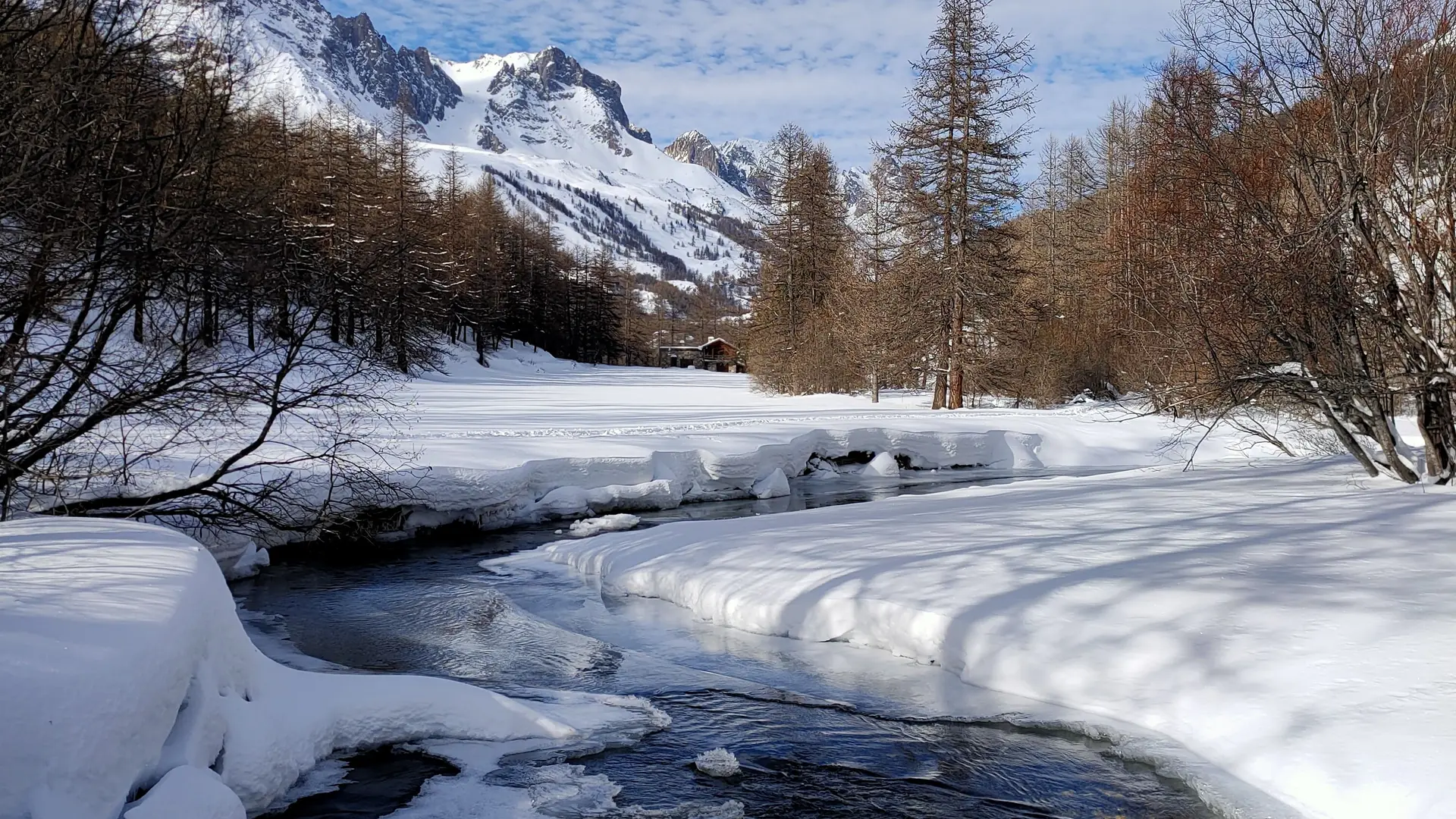 La Clarée sur la boucle de la Cascade de Fontcouverte