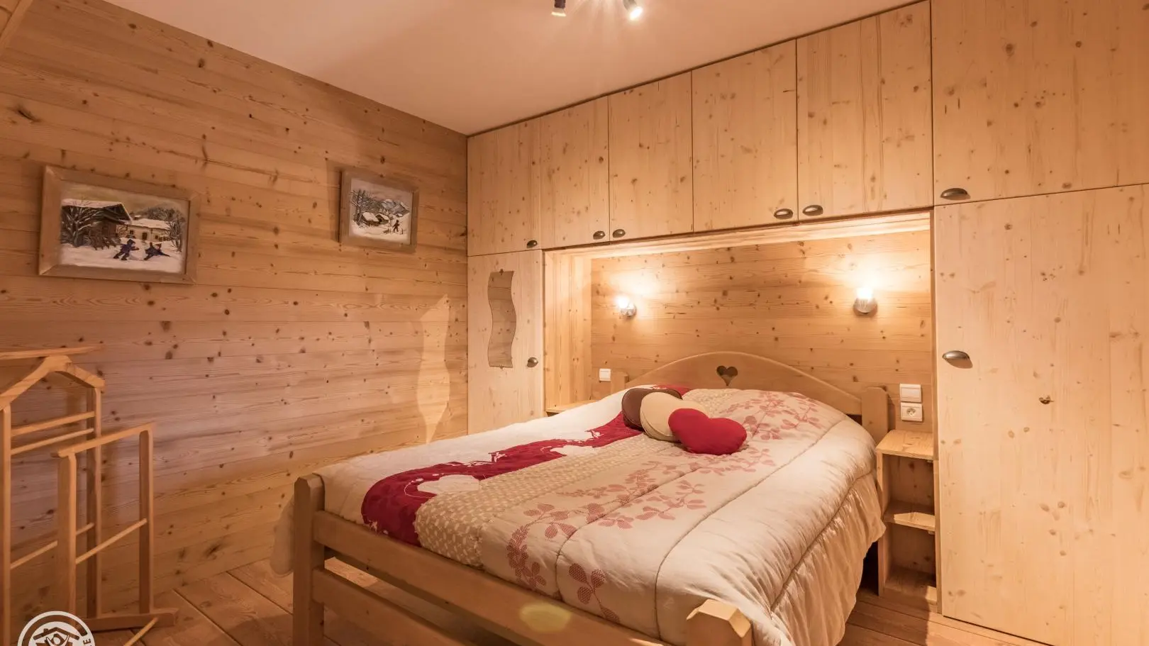 Chambre 1 avec 1 lit en 140x190cm