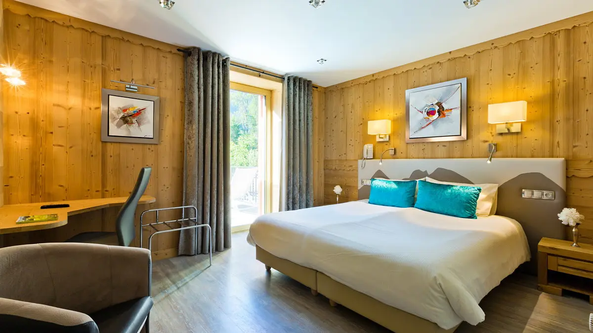 Hotel Aiguille du midi chamonix chambre double 2