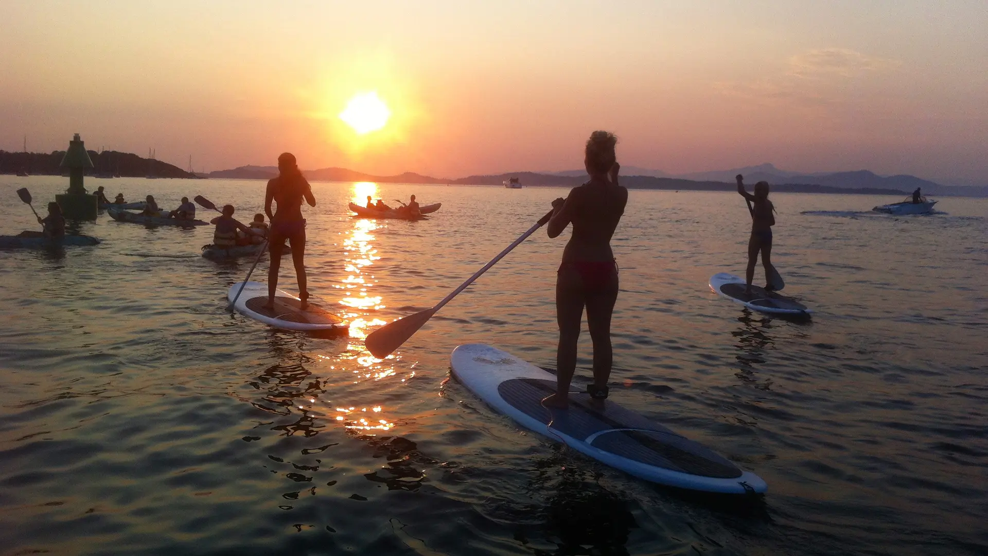 Sunset paddle