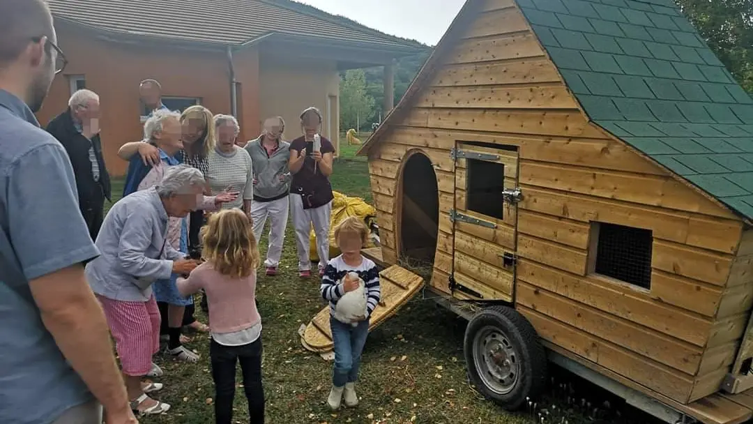 Mini ferme itinérante