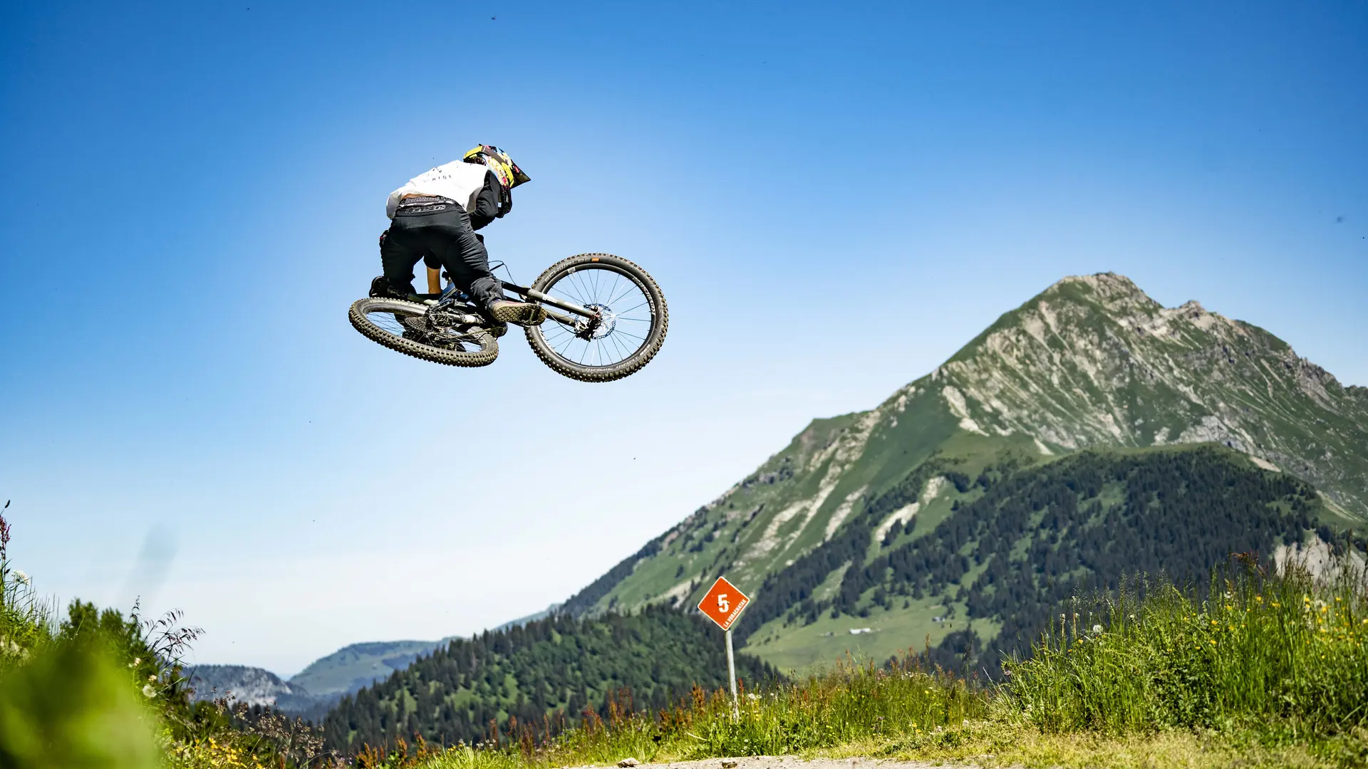 Piste VTT la Vink line- Partie Supérieure