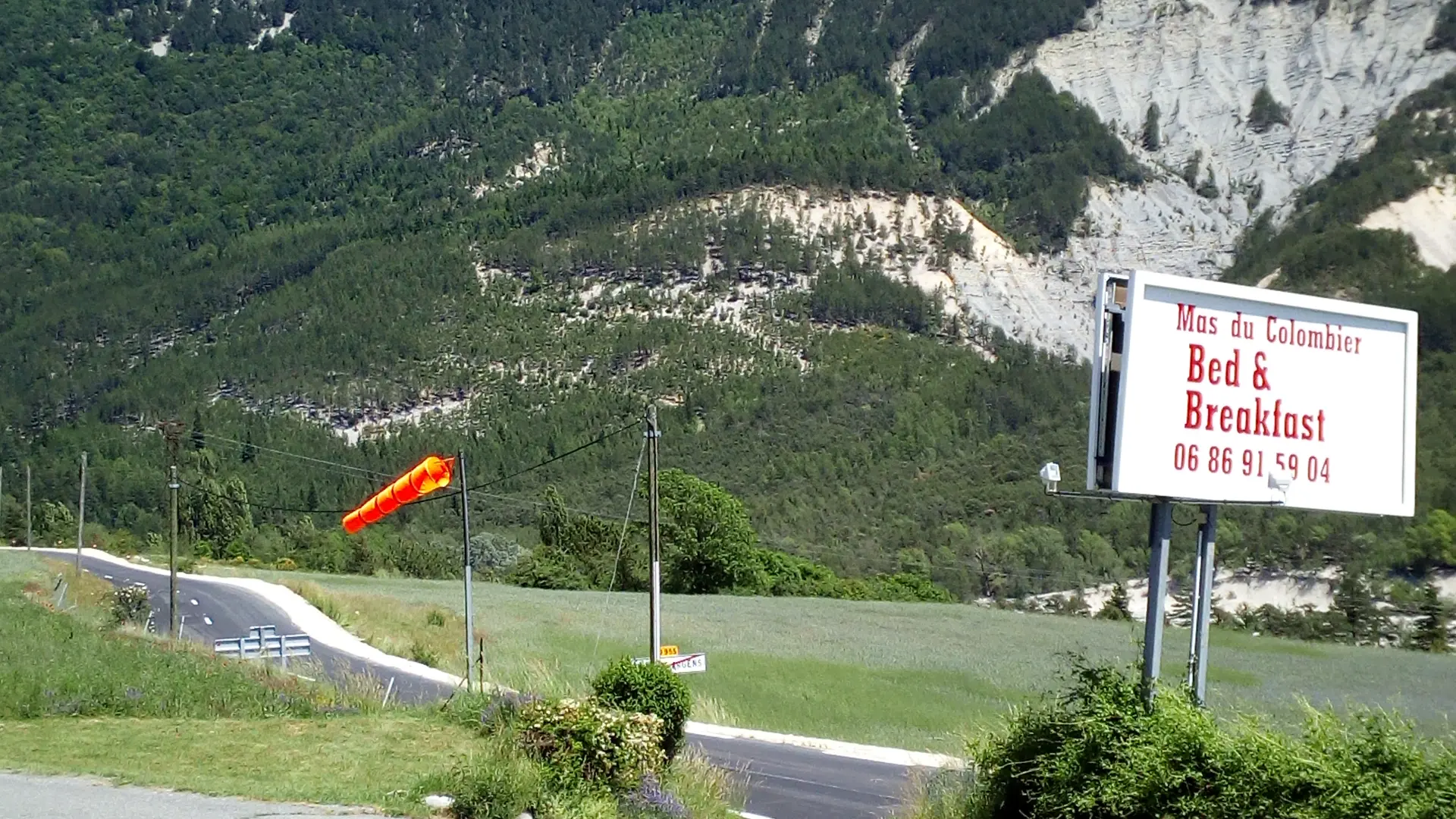 Vue  Le Mas du Colombier