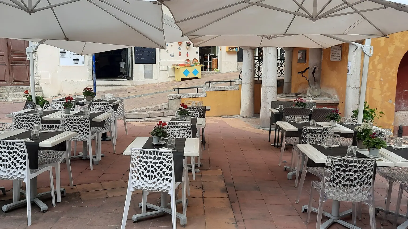 Terrasse du restaurant