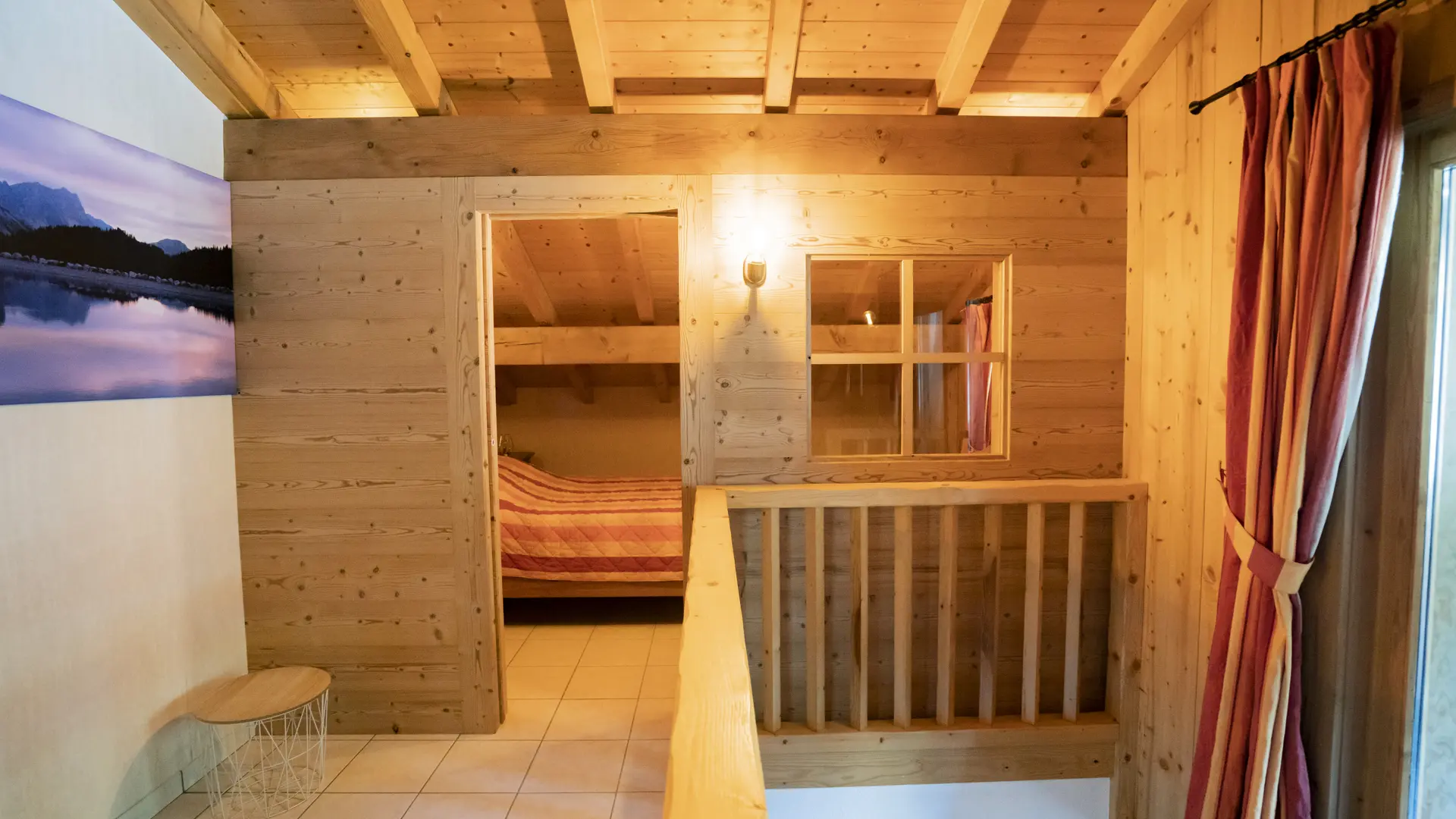 Chambre en mezzanine