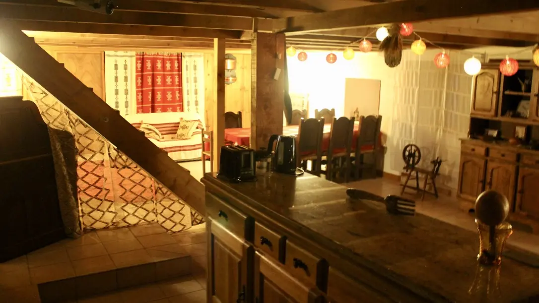 Vue depuis la cuisine