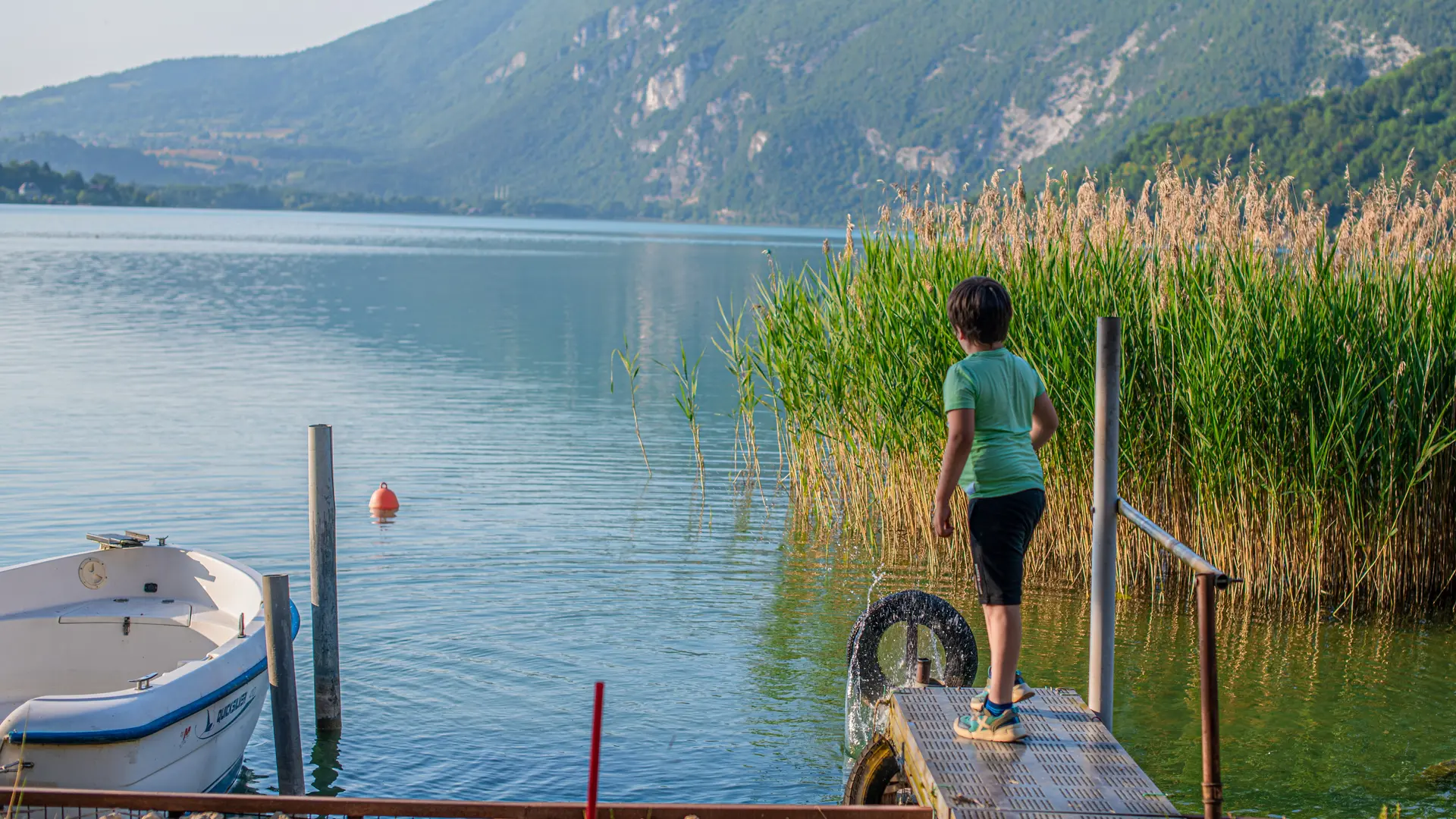 Ponton au Camping Les Peupliers