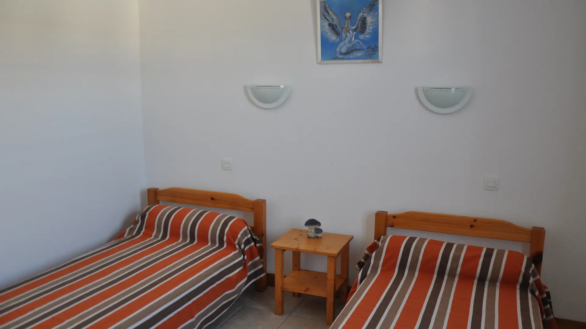 Chambre et lits simples