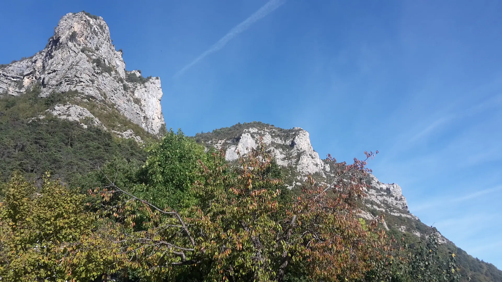 Vue sur la montagne