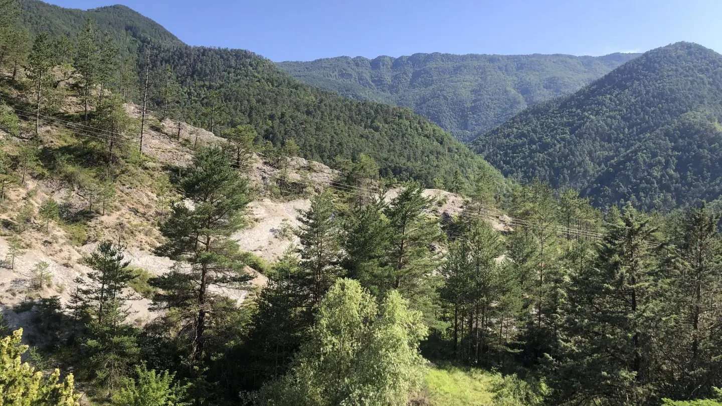 Gîte du Grand Braquet-Vue depuis le gîte-Puget-Théniers-Gîtes de France des Alpes-Maritimes