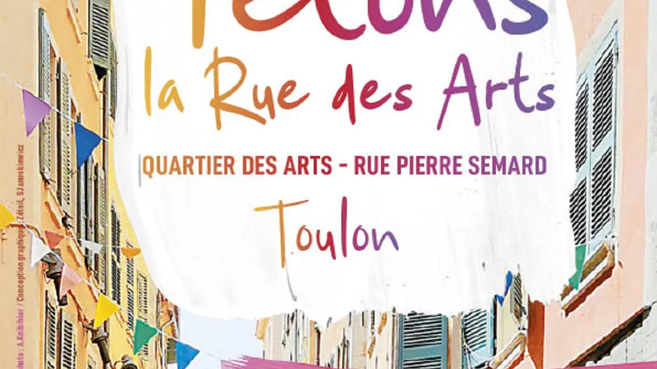 Affiche Rue des Arts Toulon - 3 jours de fête septembre 2020