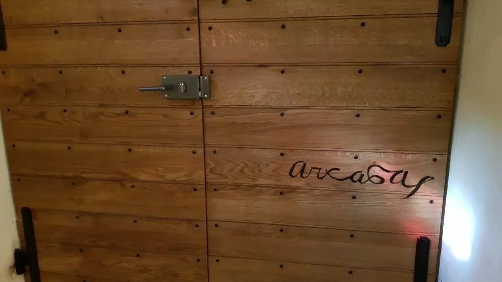 La porte de l'église