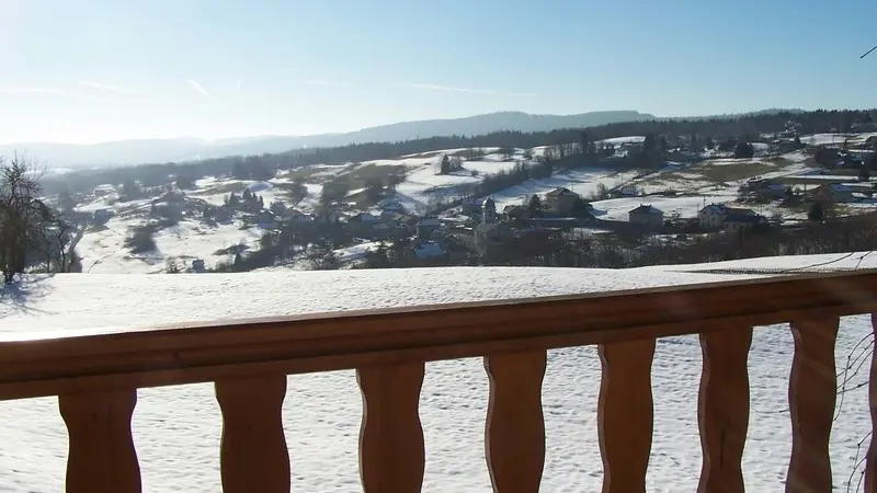 VUE DU BALCON HIVER