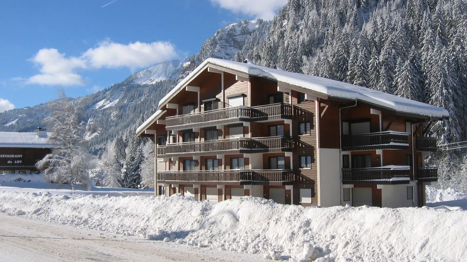 3 pièces - Perce Neige façade hiver