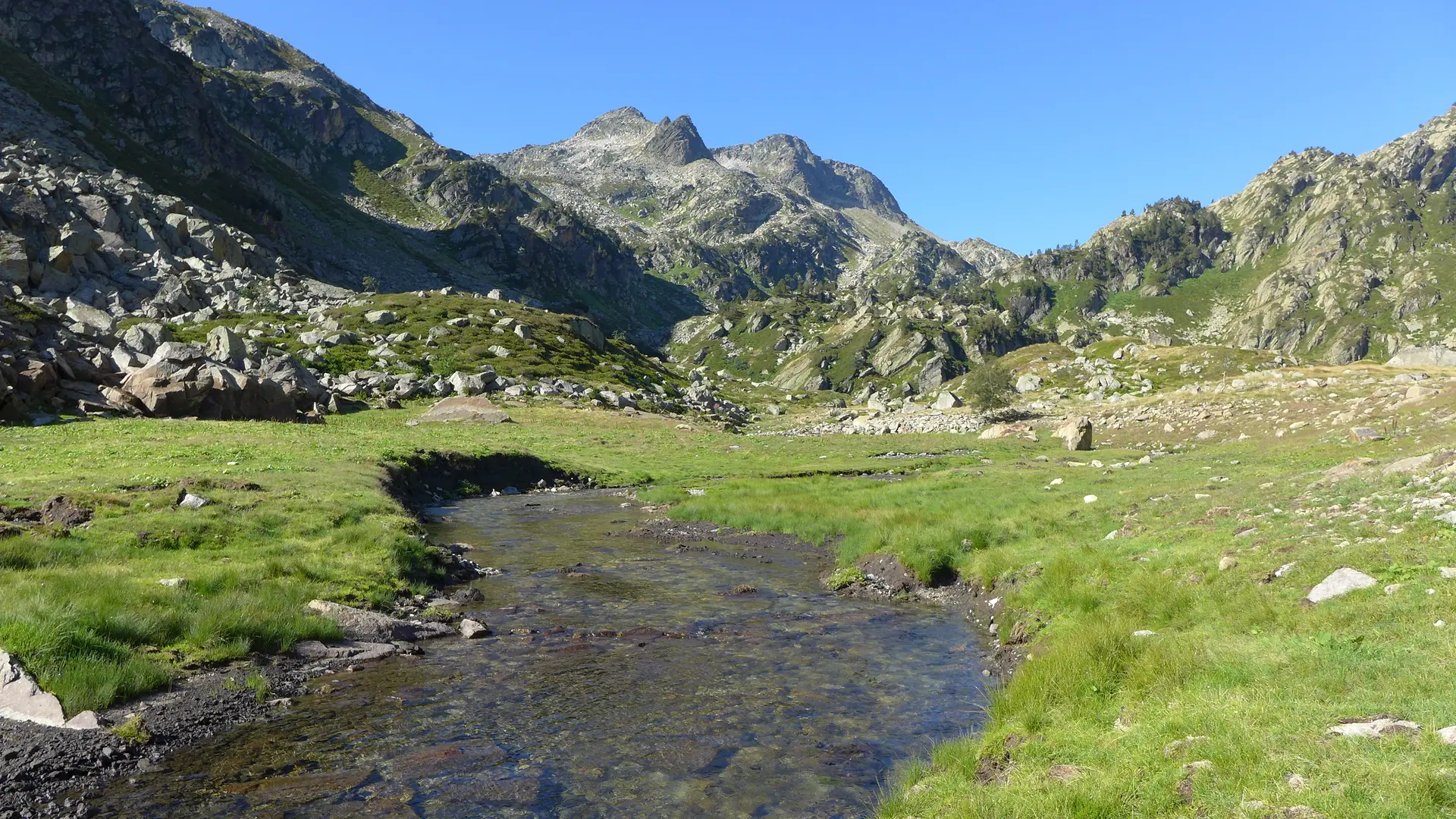 ruisseau de l'étang Faury - Réserve d'Orlu