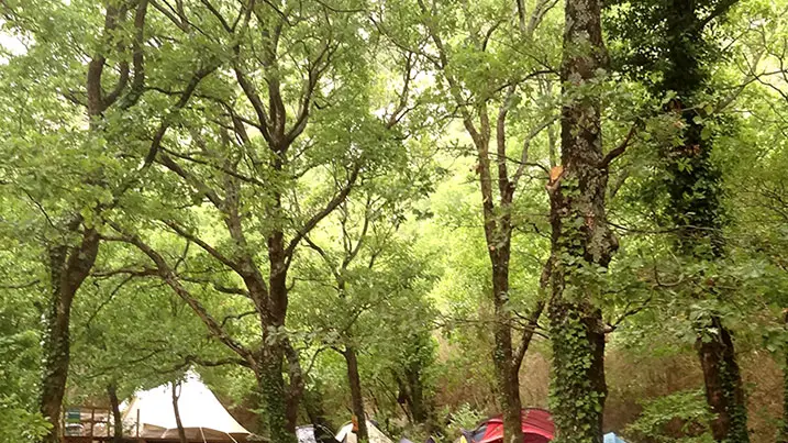 le camping