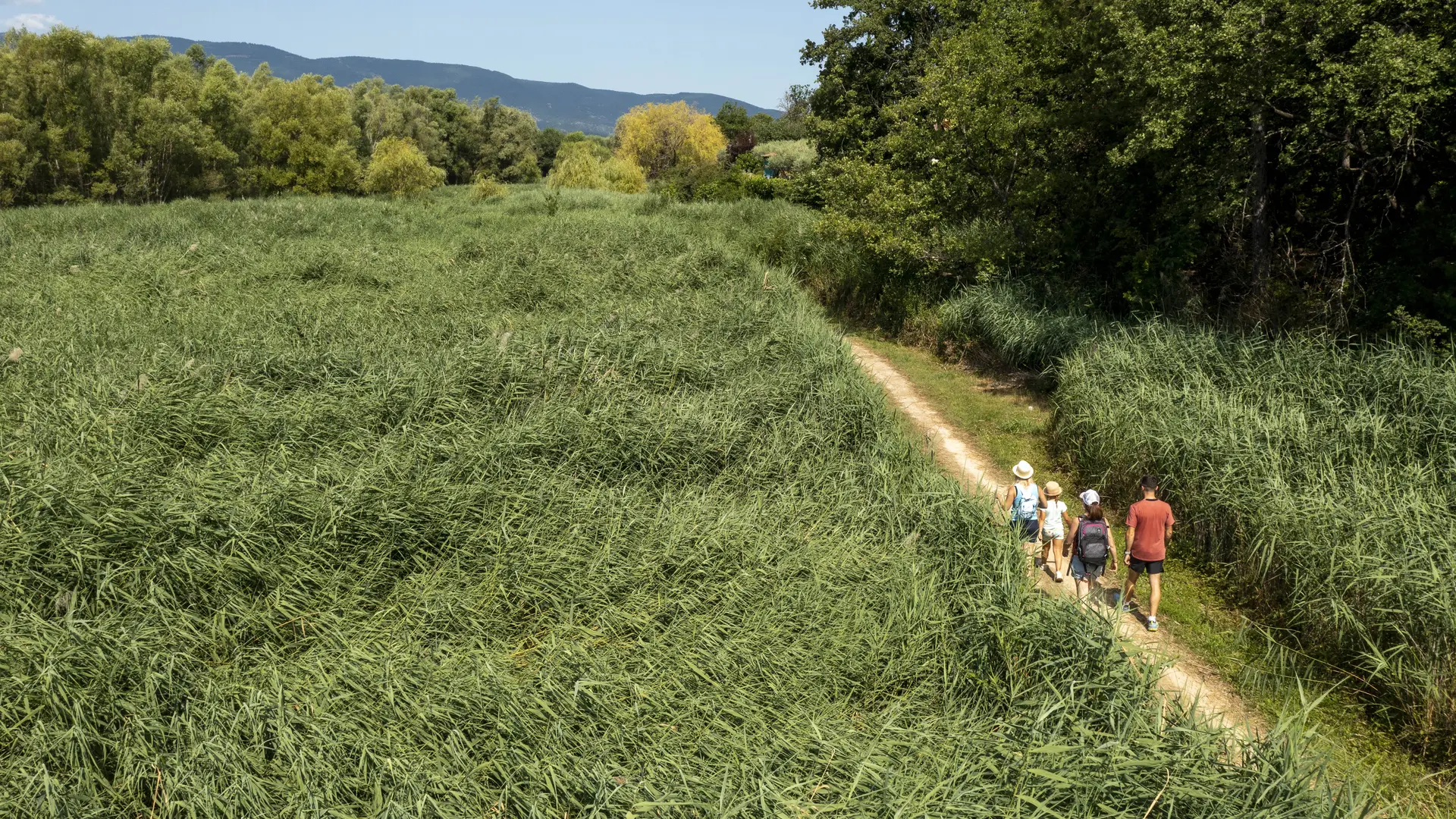 Tour du lac de l'Escale