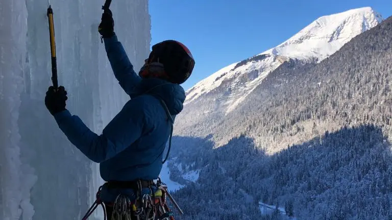 Activité encadrée cascade de glace