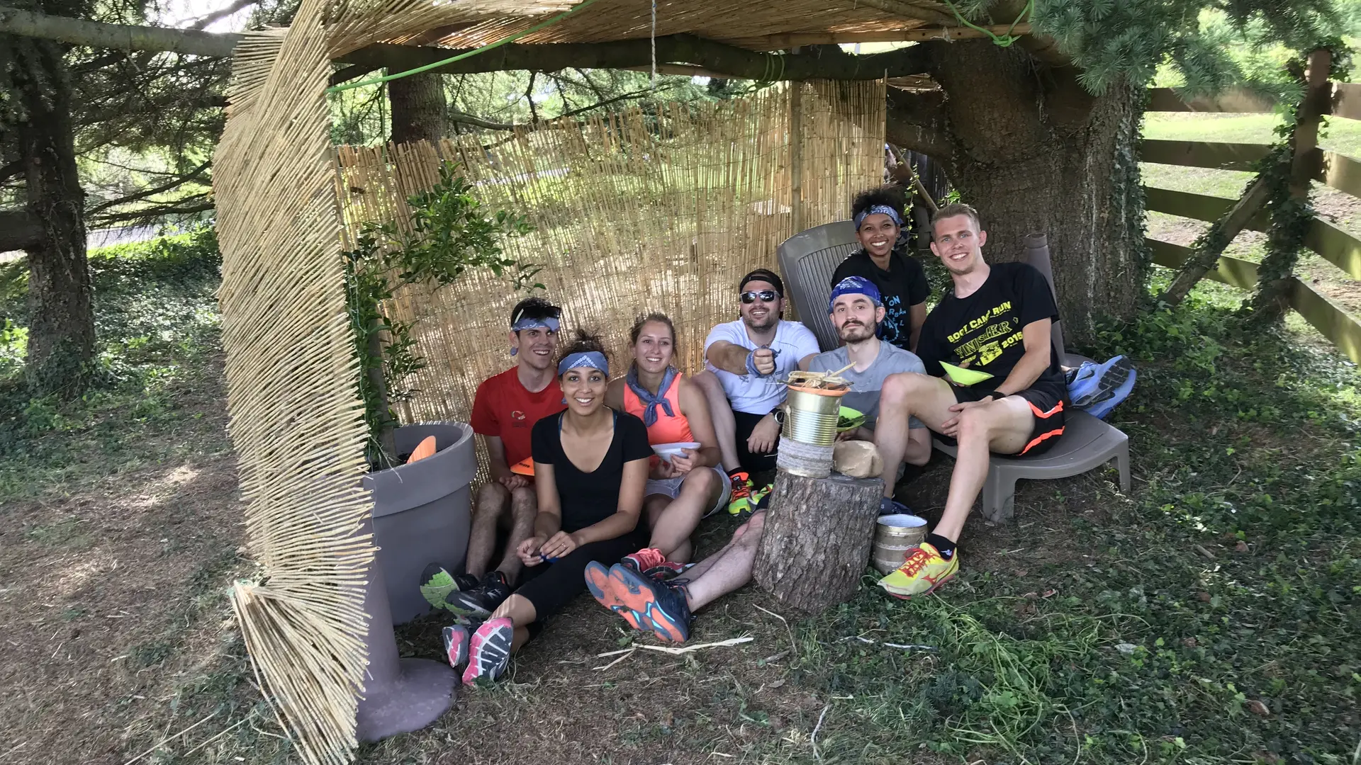 Groupe de participants