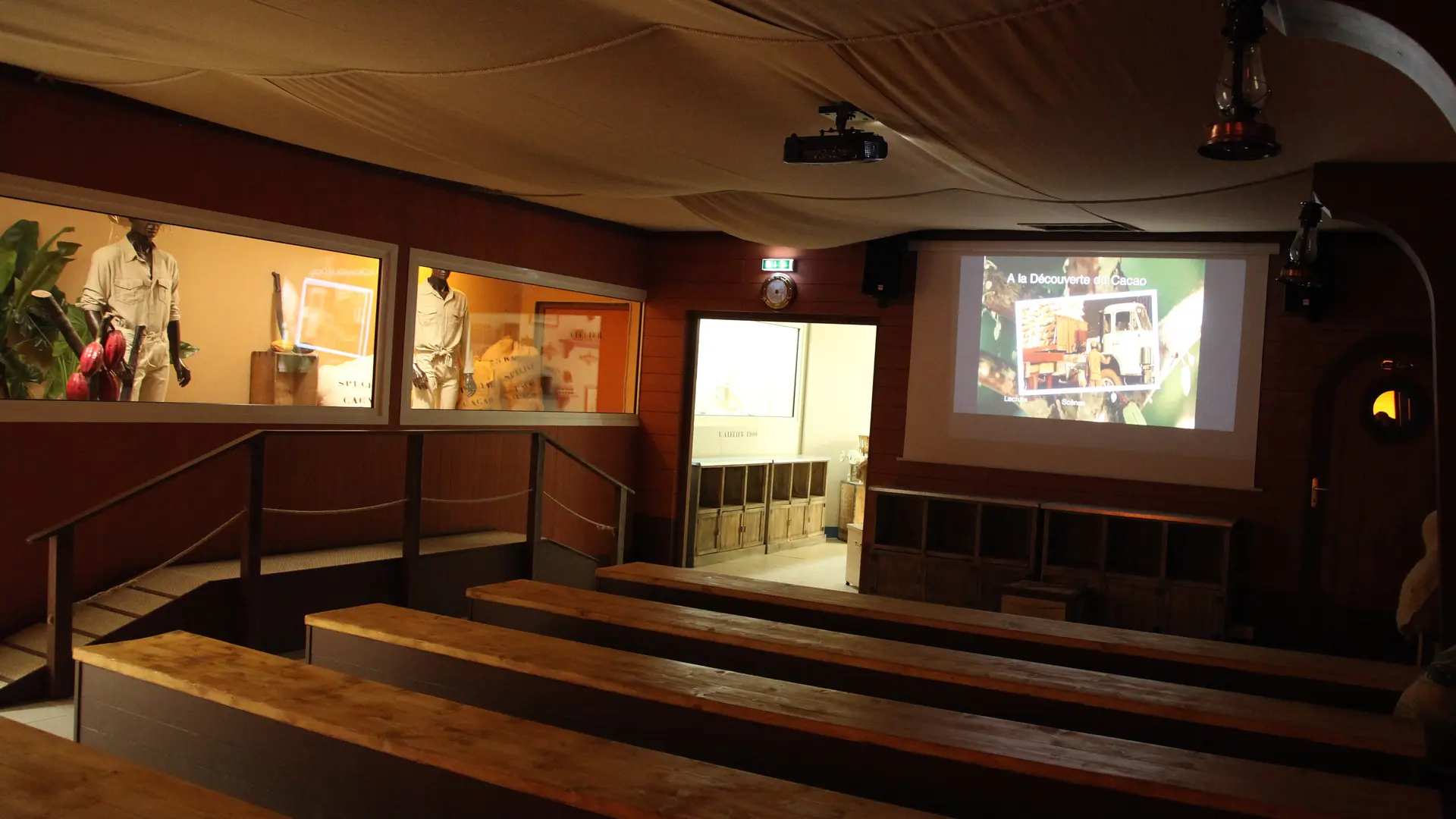 Film de la fabrique du chocolat