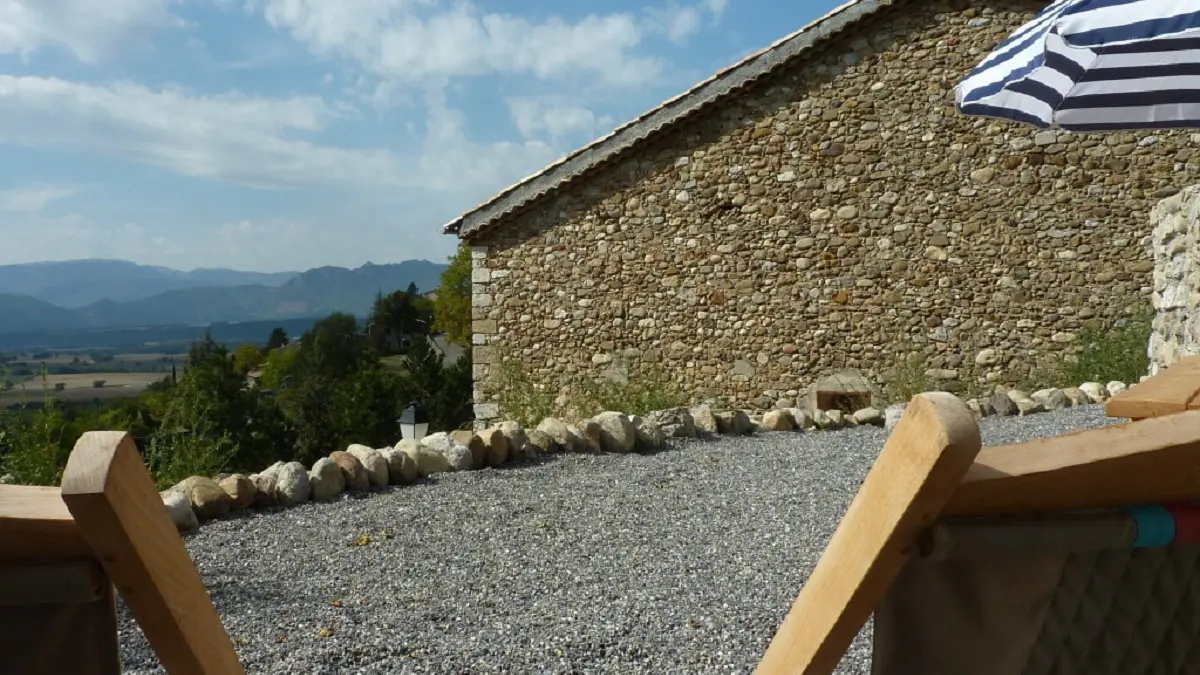 Vue sur la montagne de Lure