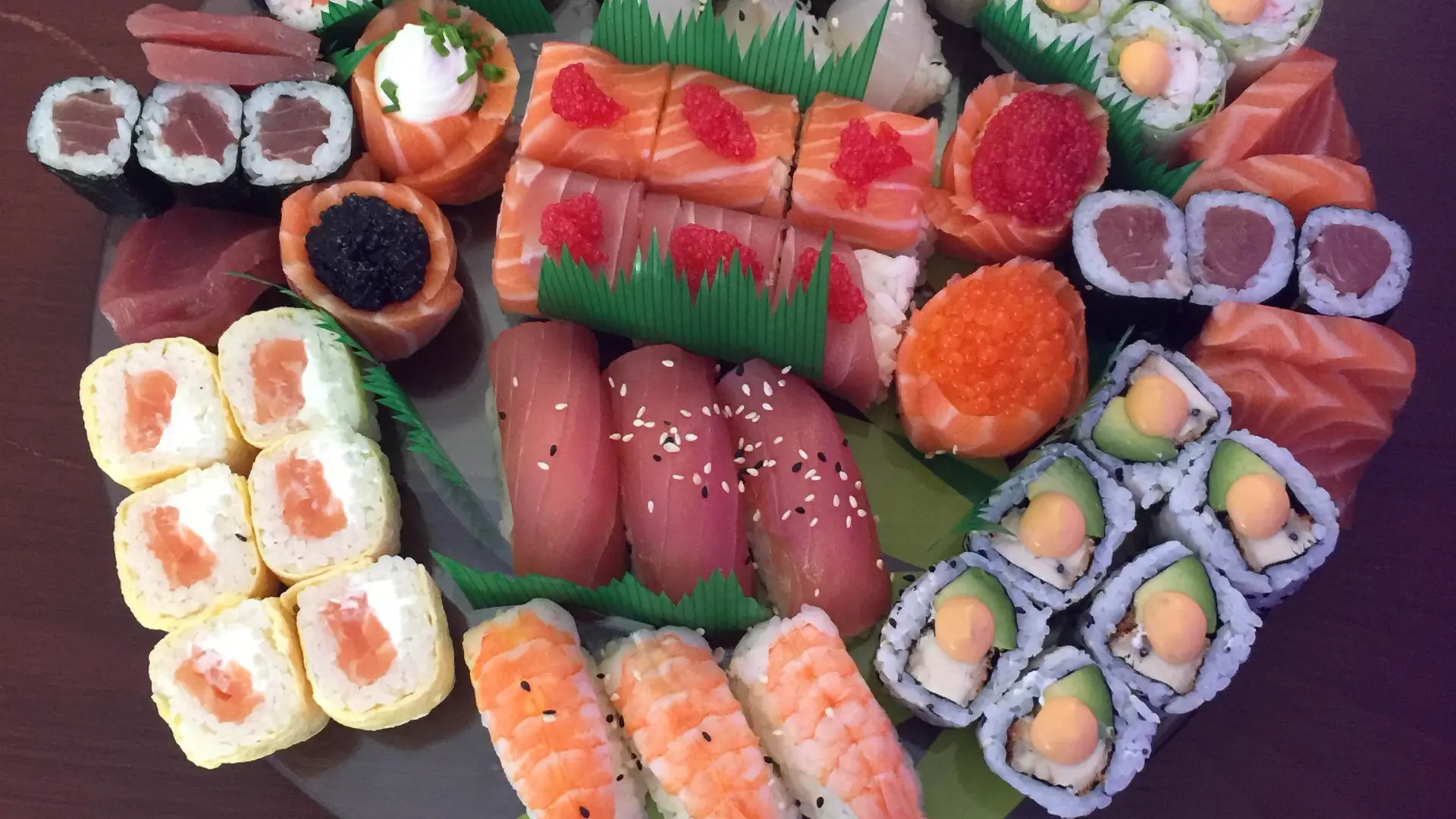 Plateau de sushis