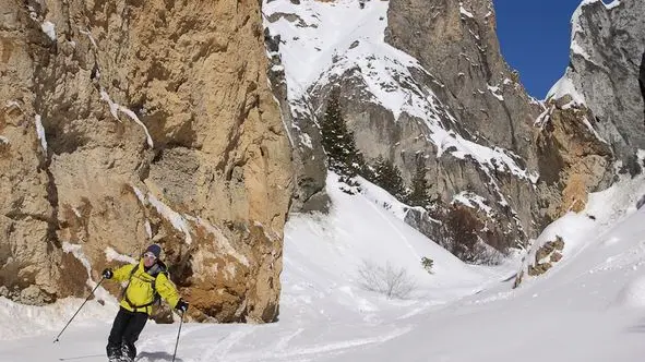 Le plaisir de la descente - Ski de randonnée - La Grave