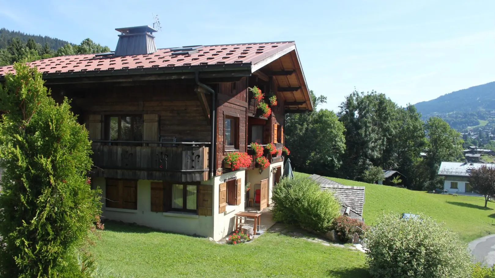 Chalet en été