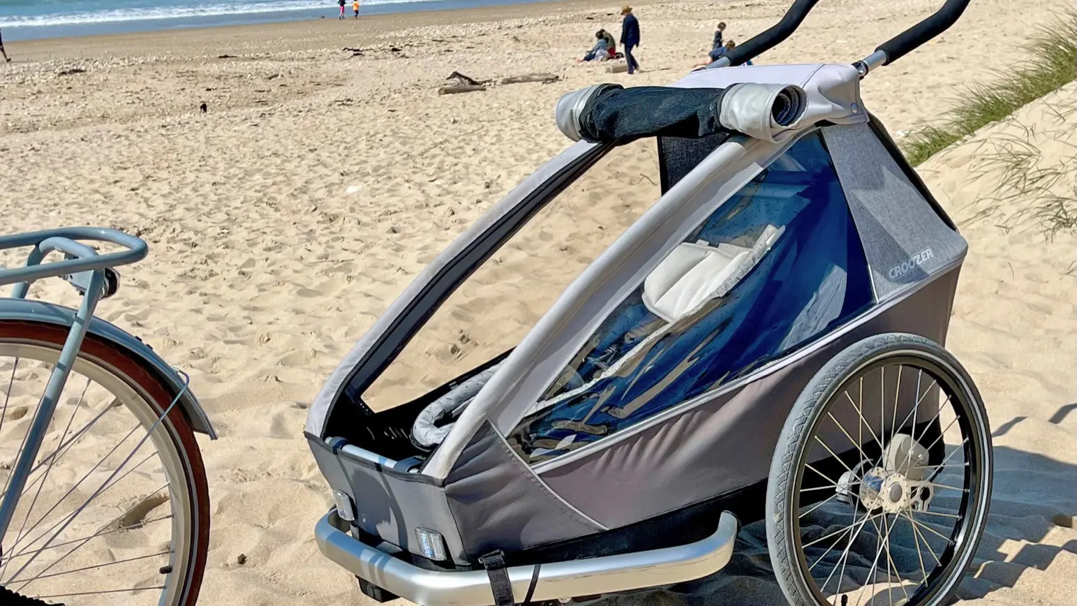 Les vélos de l'île de ré remorque bébé