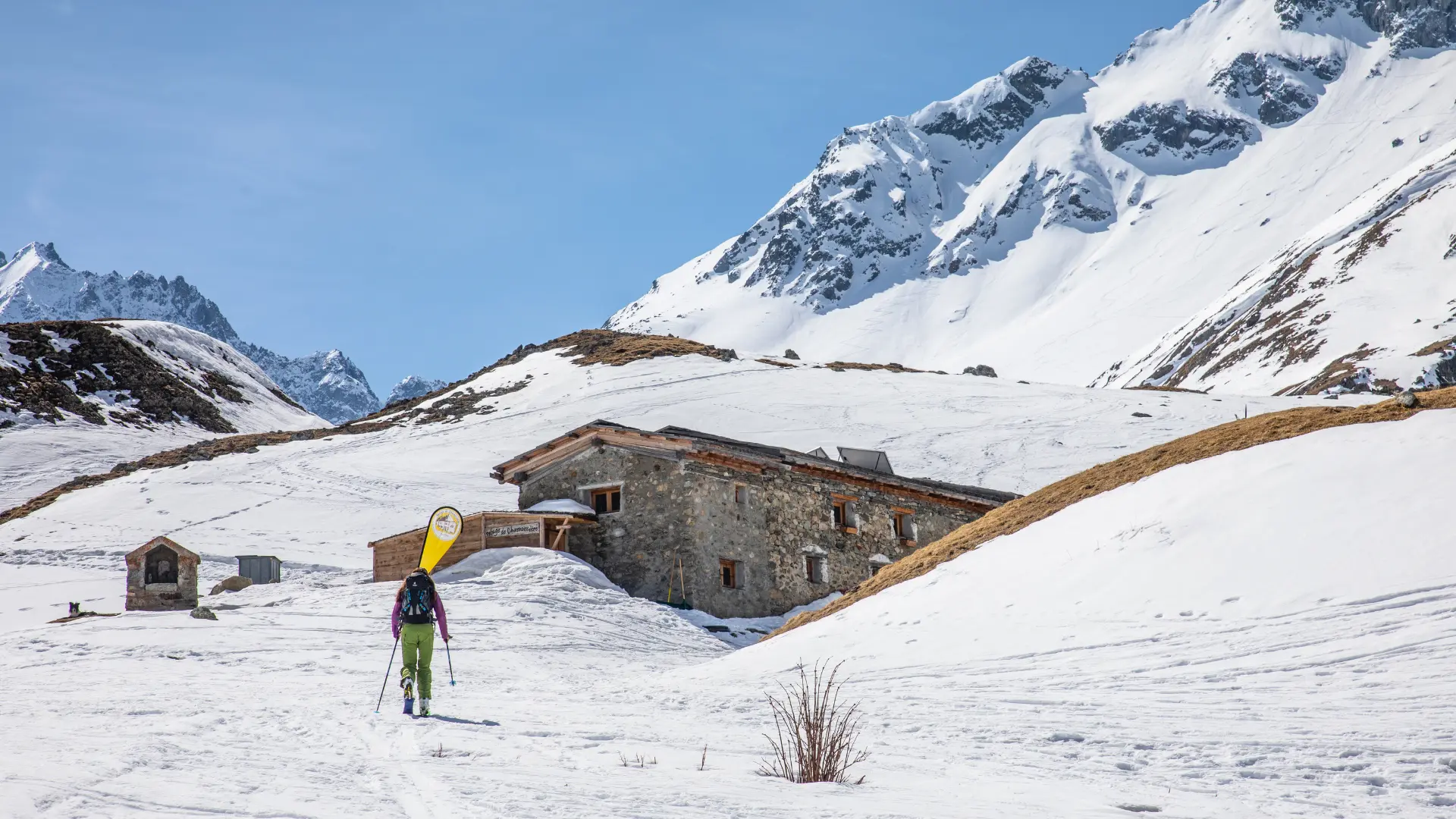 Refuge de Chamoissière en ski de randonnée