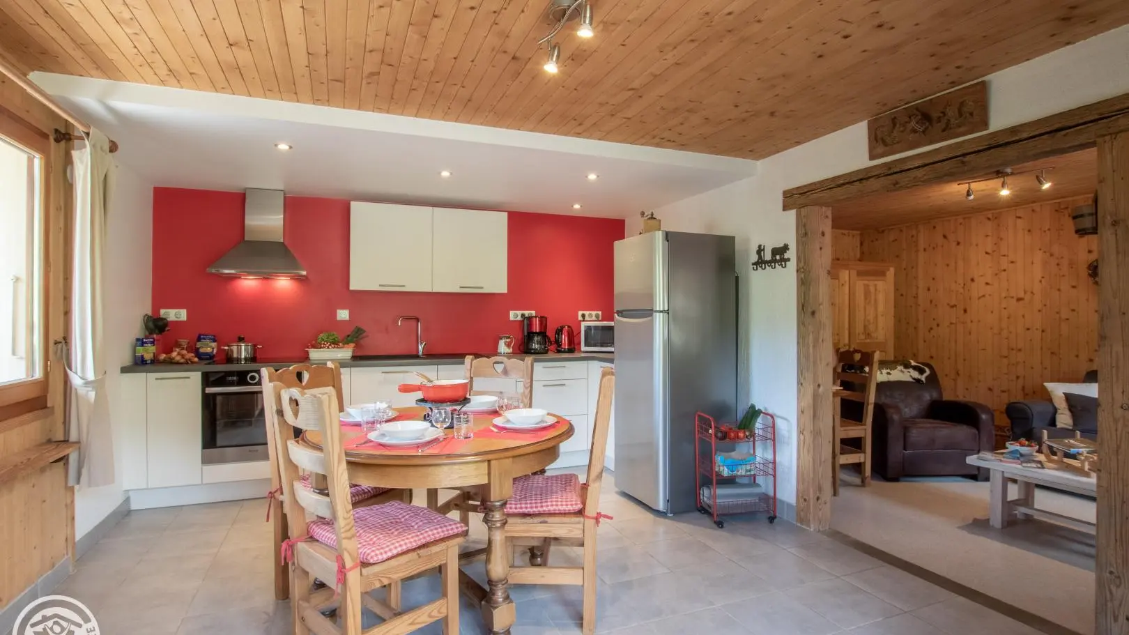 Une pièce de vie lumineuse