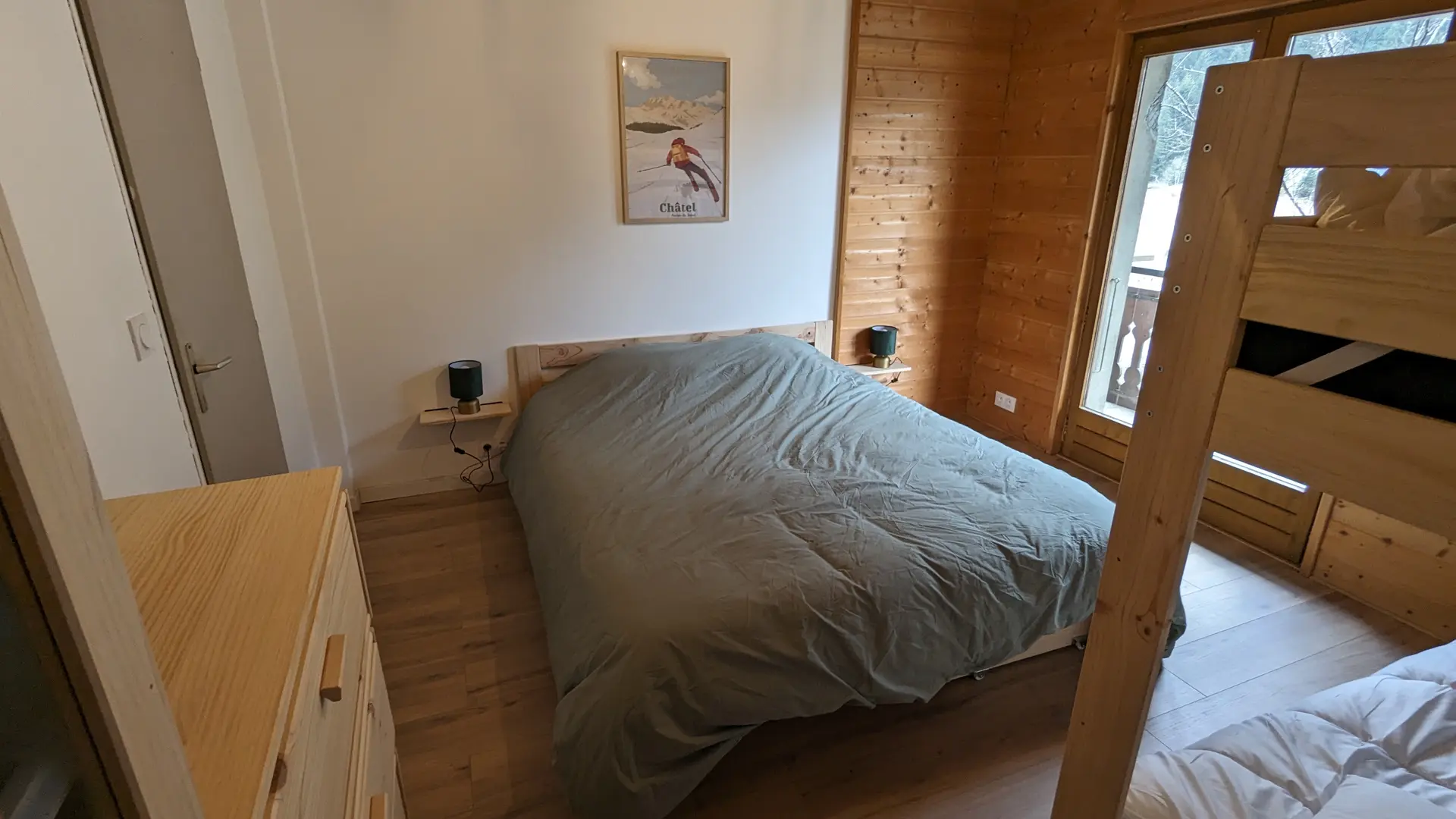 Chambre double 3 - 3 pièces - Les Chevreuils 1