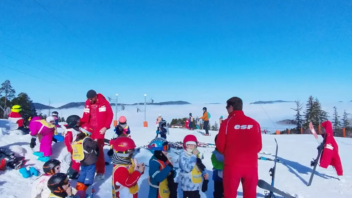 esf correncon pique nique au sommet