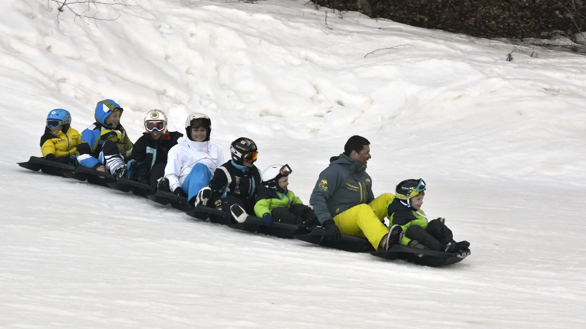 Initiation au snake-gliss pour les groupes à Abondance