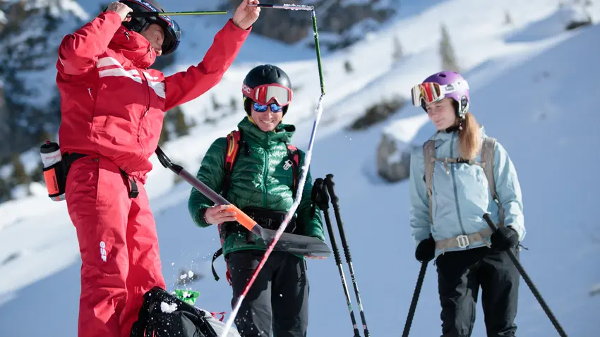 Raising awareness and learning the rules of safety and post-avalanche research
