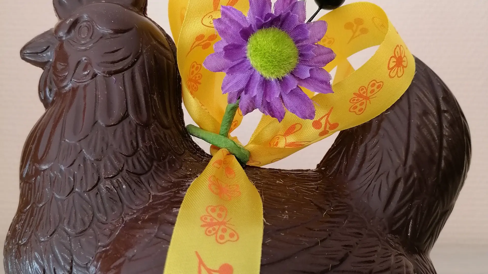 Poule de Pâques en chocolat