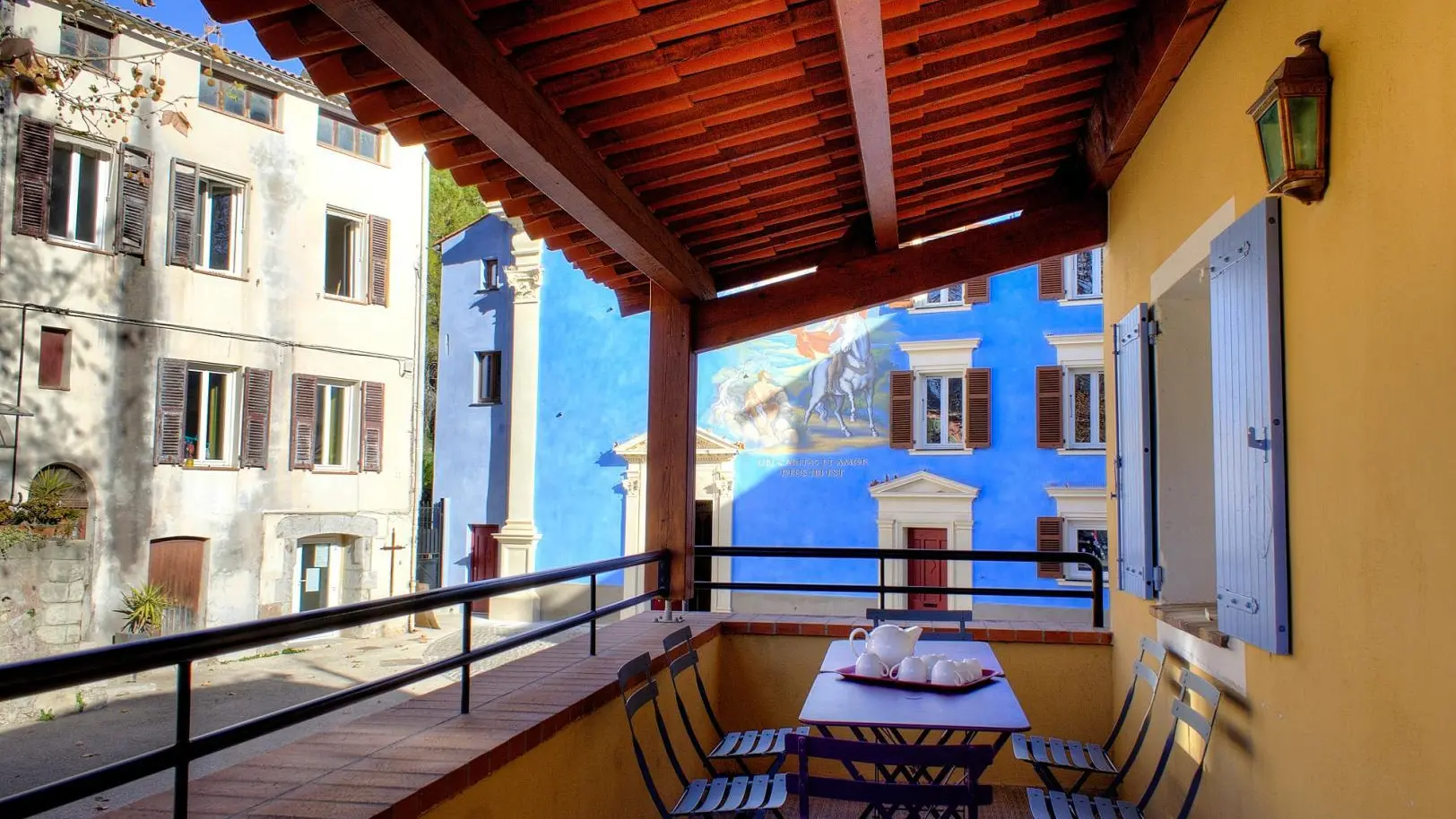 Terrasse Gîte Saint-Martin labellisé Gîtes de France à St Martin du Var