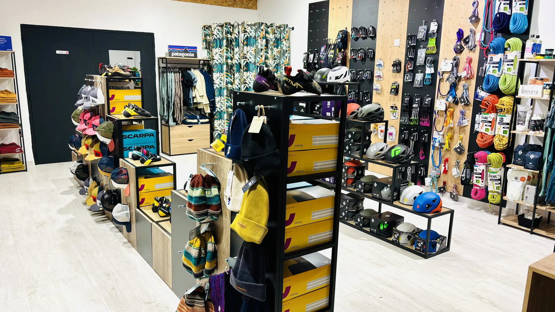 Intérieur de la boutique