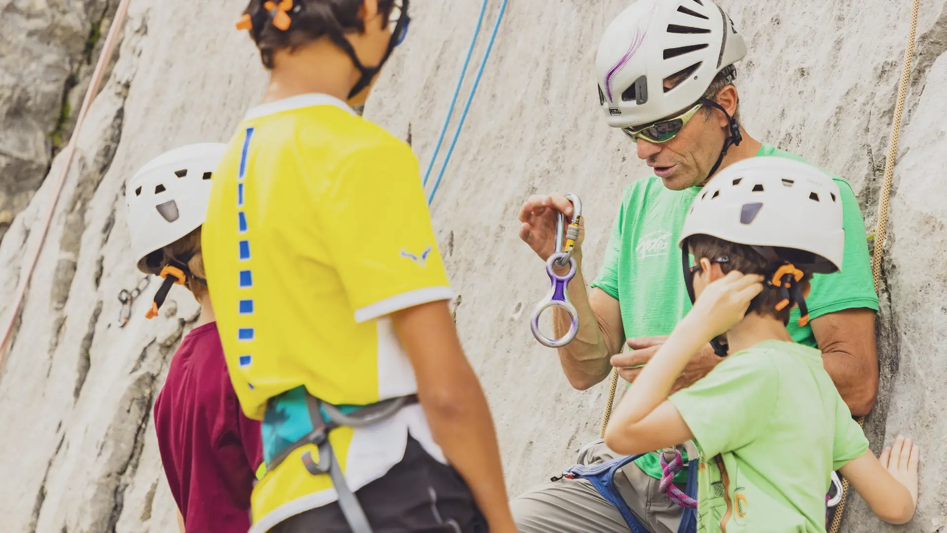 Stage d'escalade au Grand-Bornand pour les 8-12 ans
