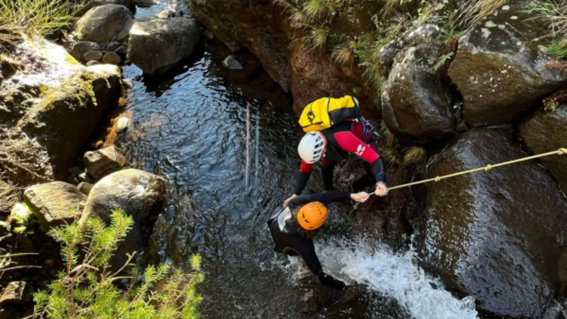 Escalade des cascades