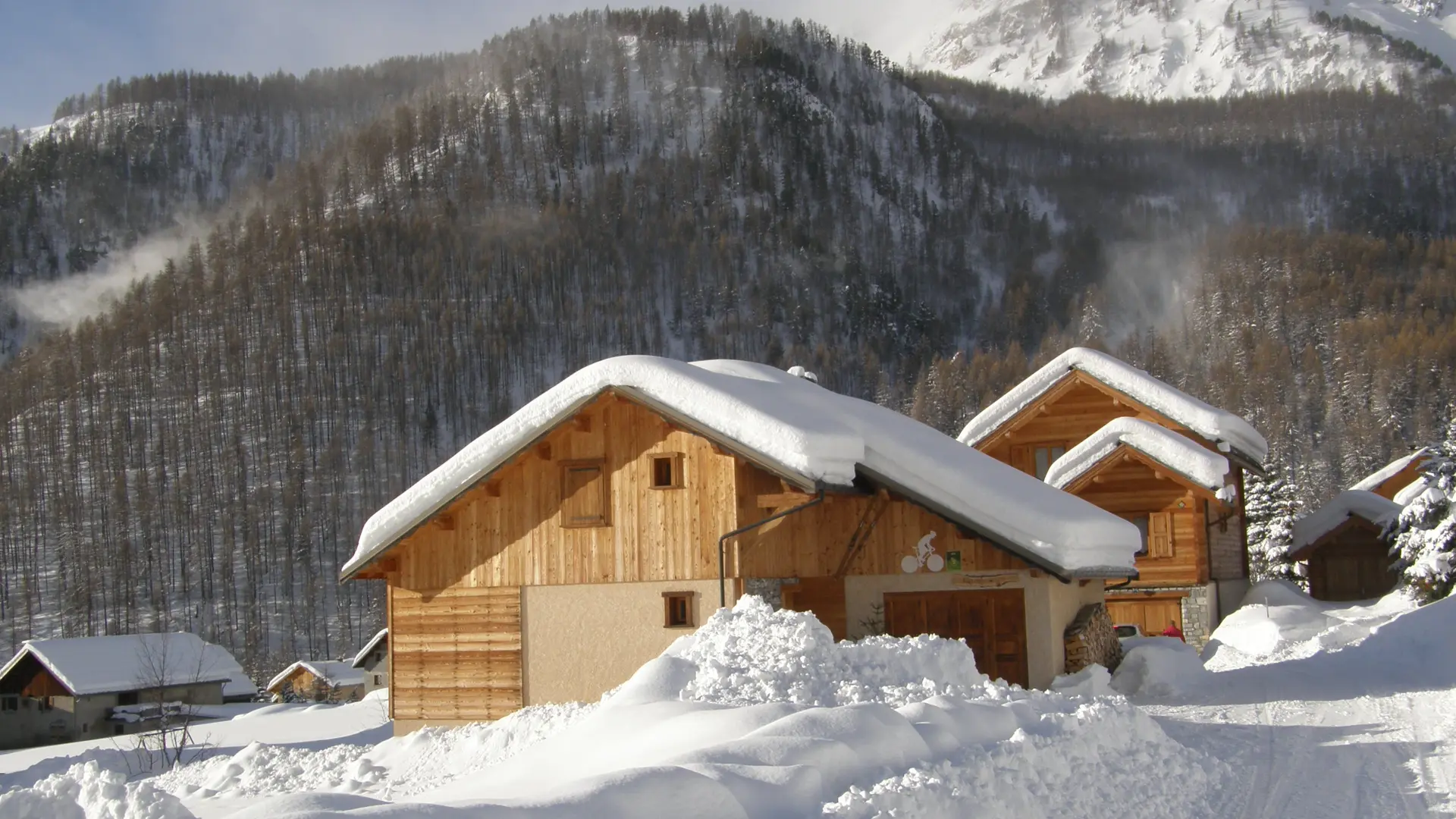 Chalet en hiver