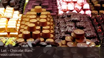 Plateau de chocolats
