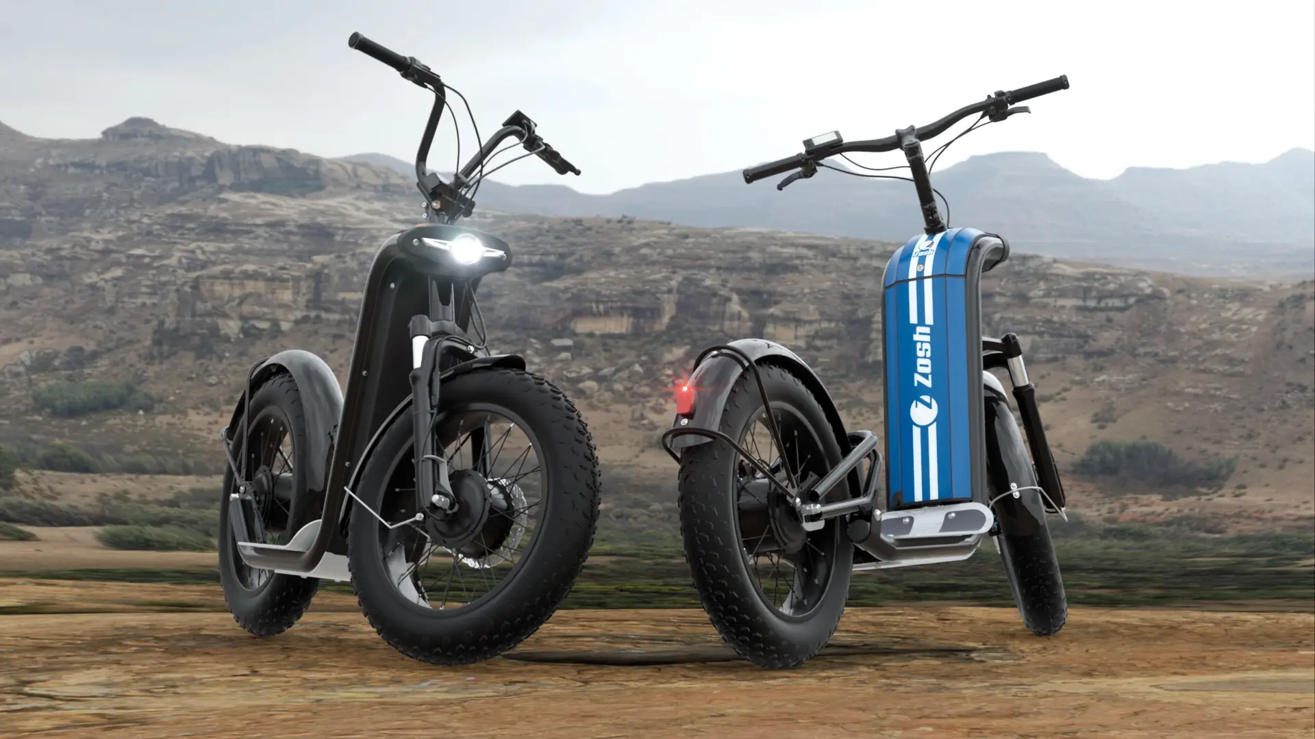 Trottinettes électriques tout terrain