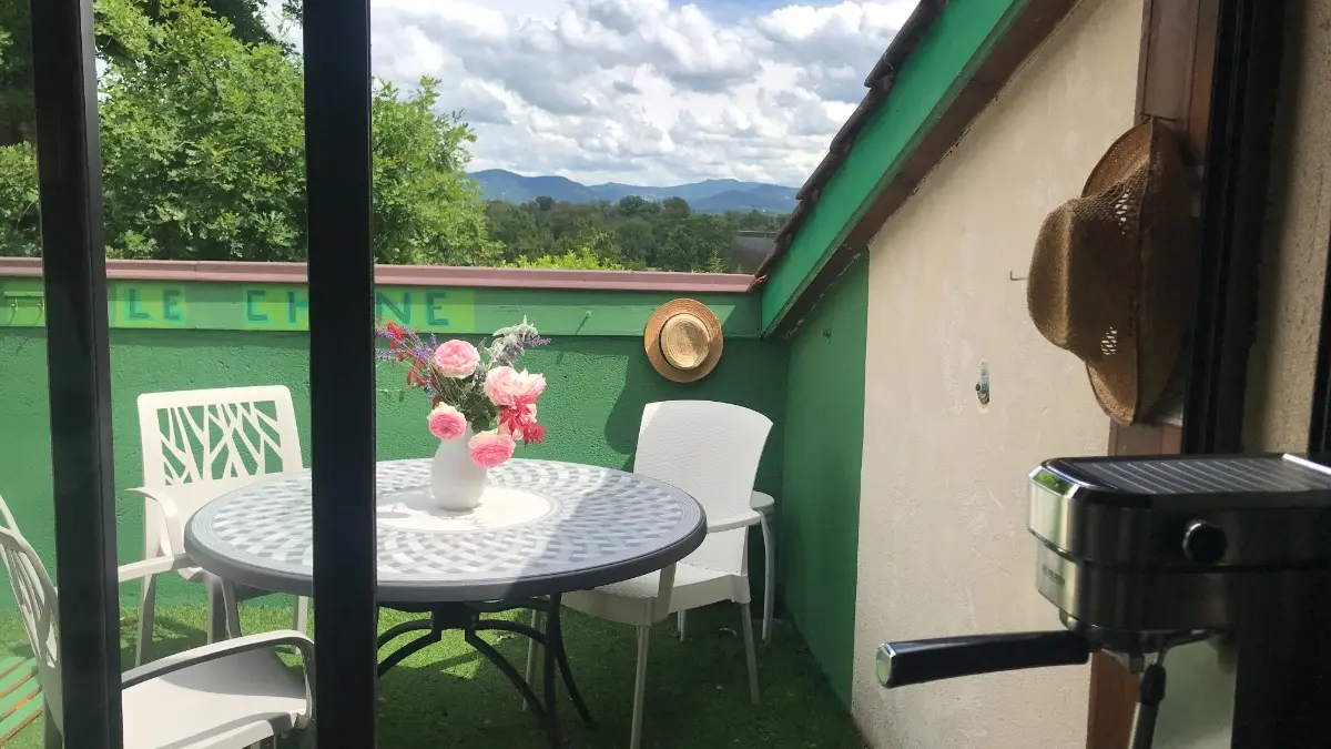 La terrasse de la cuisine