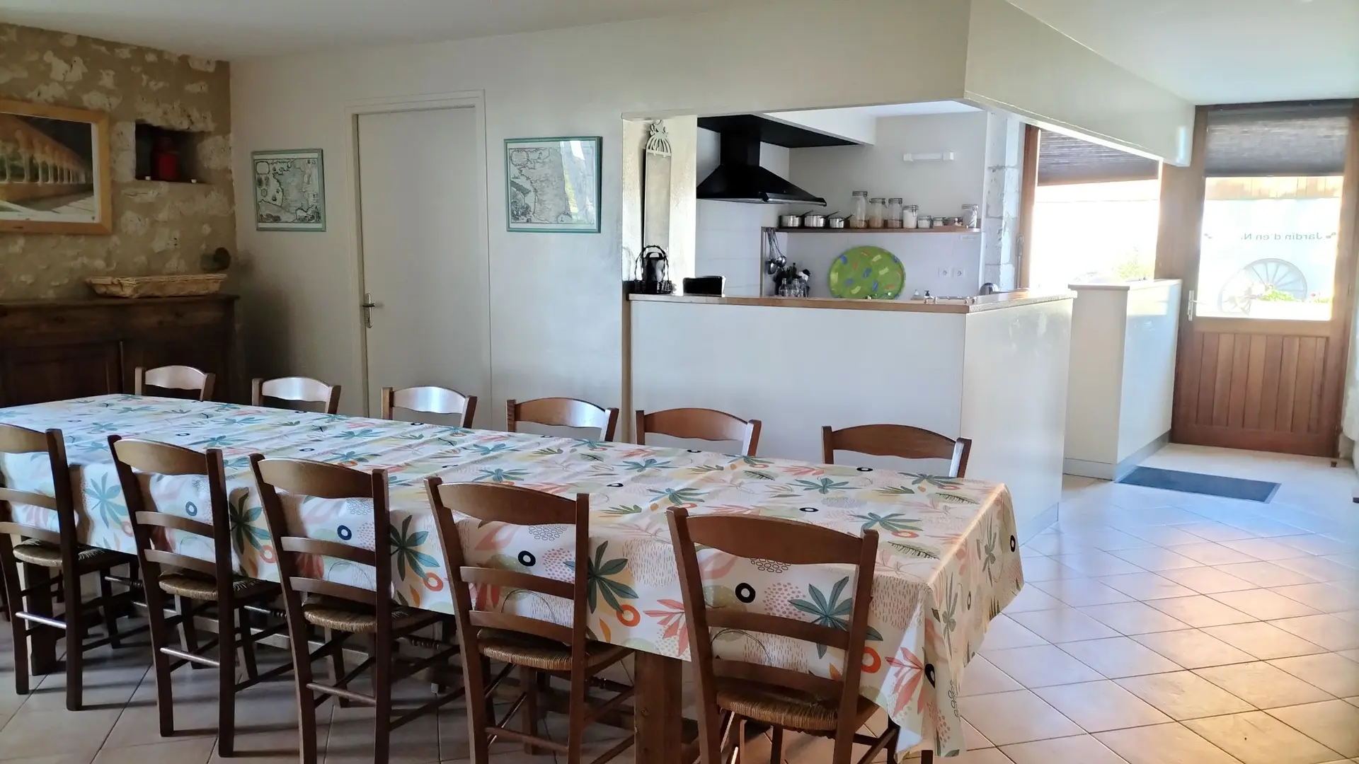 Salle à manger Gite l'Etable