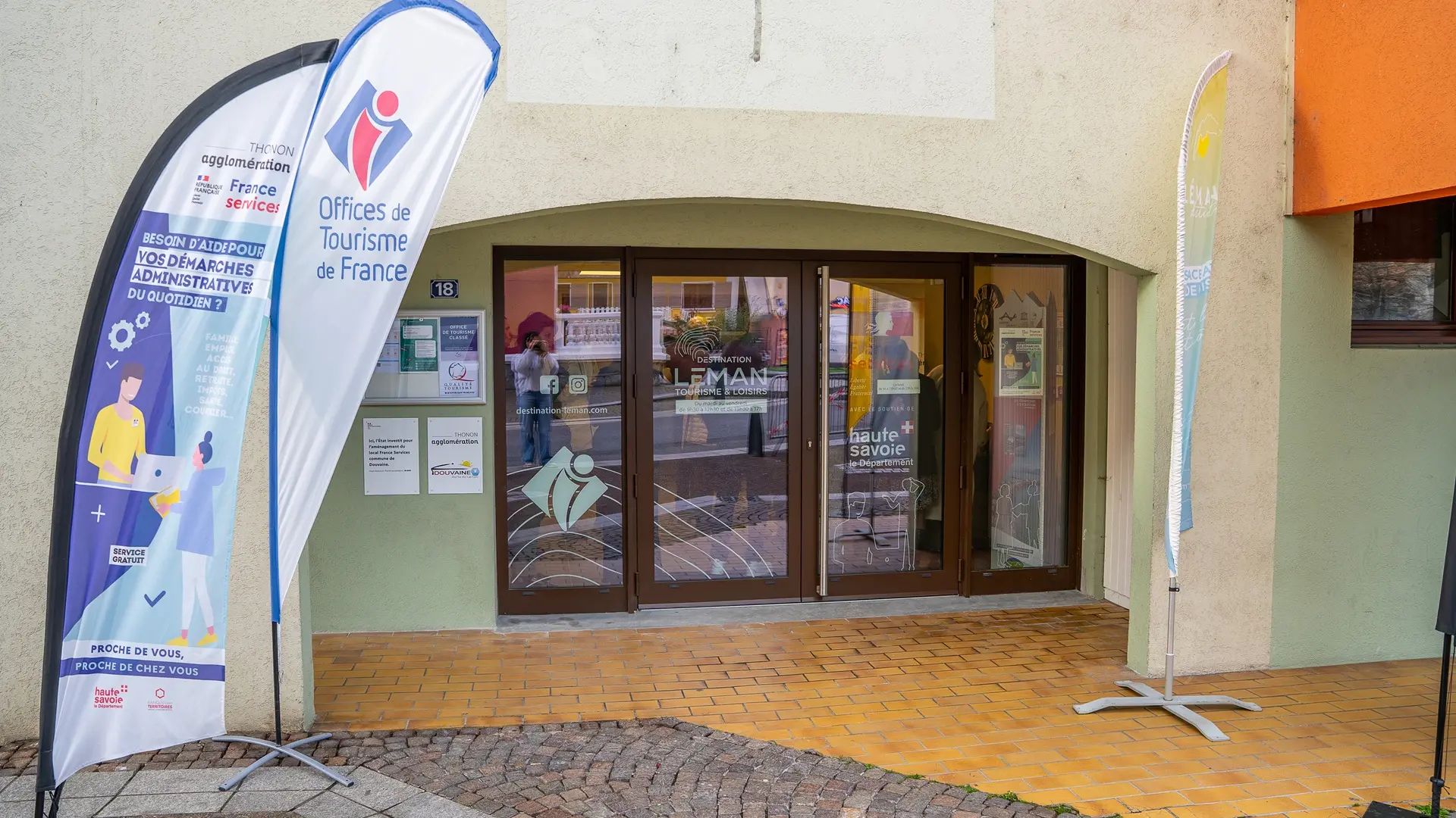 Devanture du bureau d'information touristique