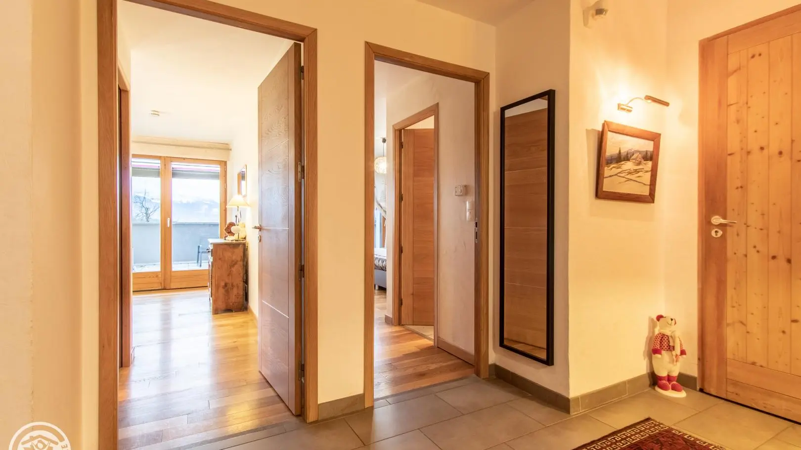 Accès chambres 3 et 4 (niveau de l'entrée)