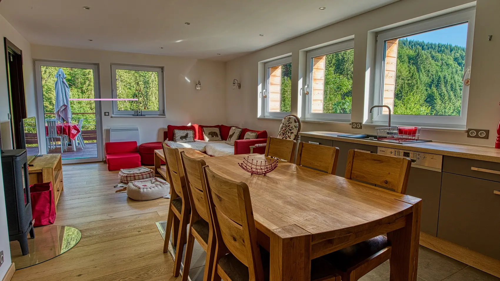 coin cuisine et salon